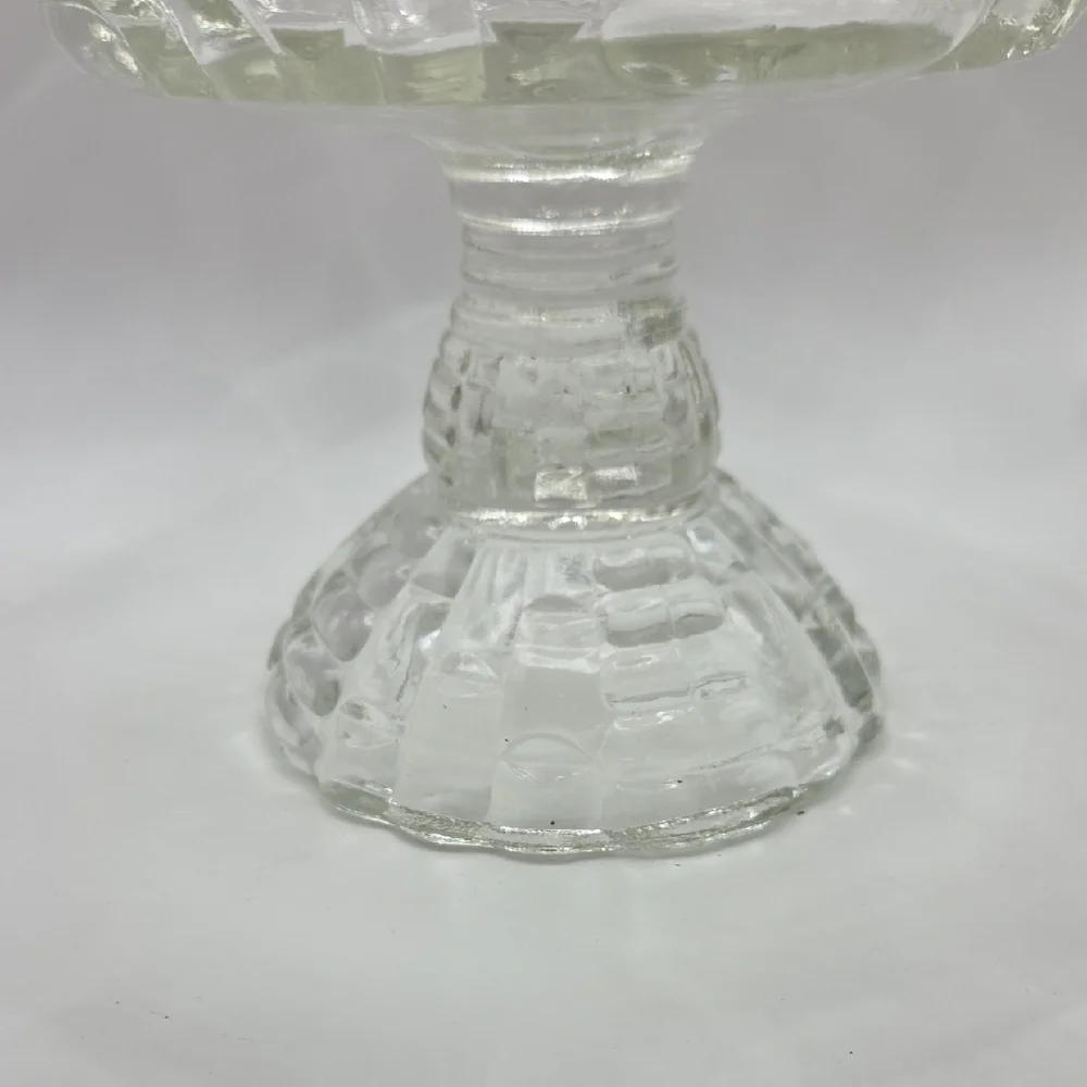 Jeannette Glass Compote Bowl. Vintage